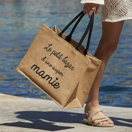       Cabas "Le petit bazar d'une super mamie"
    