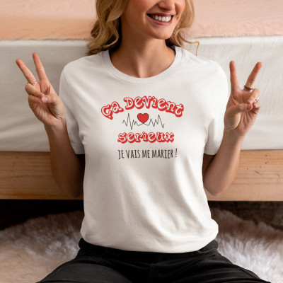 Achat t-shirt Je vais me marier