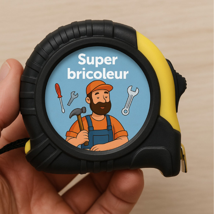 Mètre ruban déroulant personnalisé photo