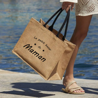 Boutique cabas Le petit bazar de maman - Cadeau maman - Anniversaire - Fête des Mères