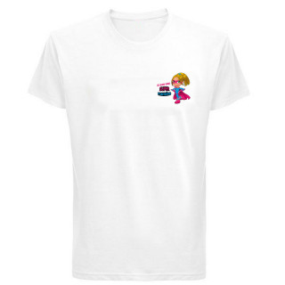 T-shirt Super Marraine - Angora