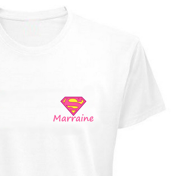       T-shirt pour marraine
    