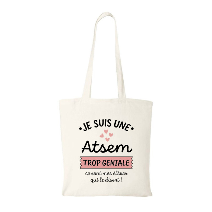       Tote bag personnalisé Atsem
    