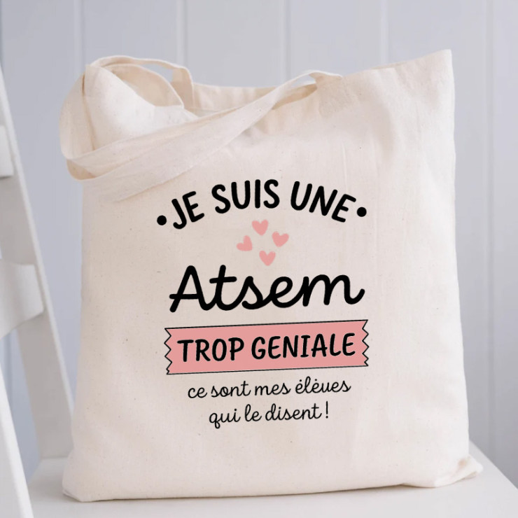 Tote bag Atsem personnalisé