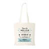Tote bag personnalisé maitre d'école - Tote bag homme