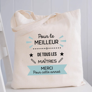 Achat tote bag personnalisé maitre d'école