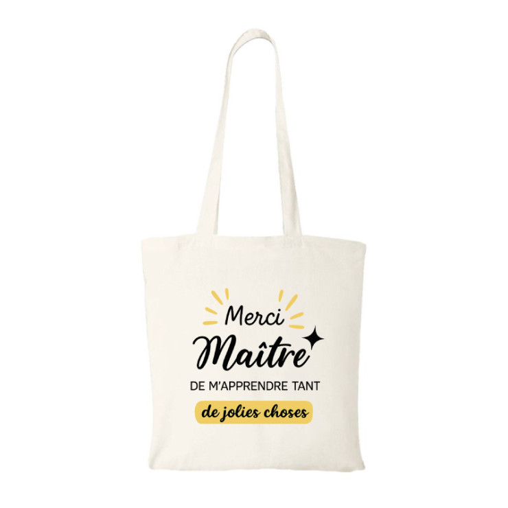 Tote bag merci Maitre