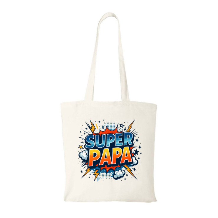 Tote bag Super Papa