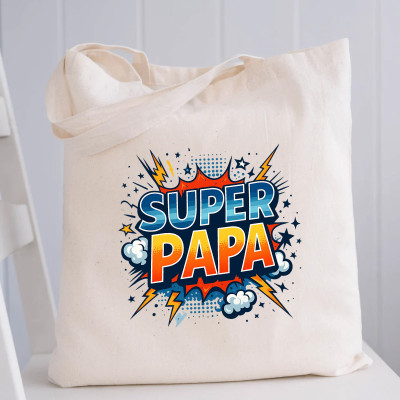Tote bag pour Super Papa