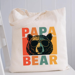 Tote bag Papa BEAR