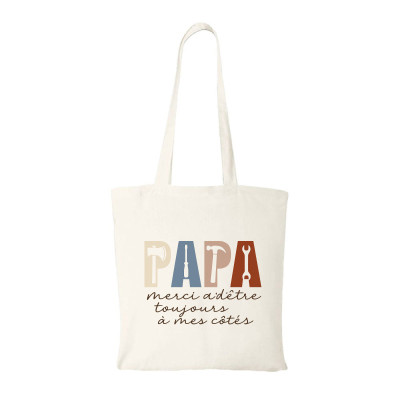 Achat tote bag pour dire Merci Papa