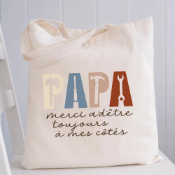 Tote bag Merci Papa