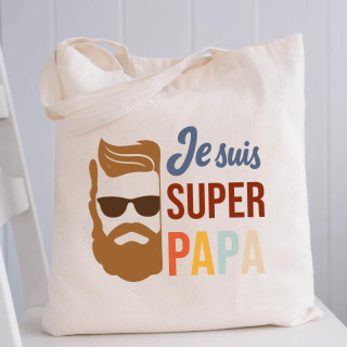 Sac "Je suis super PAPA"