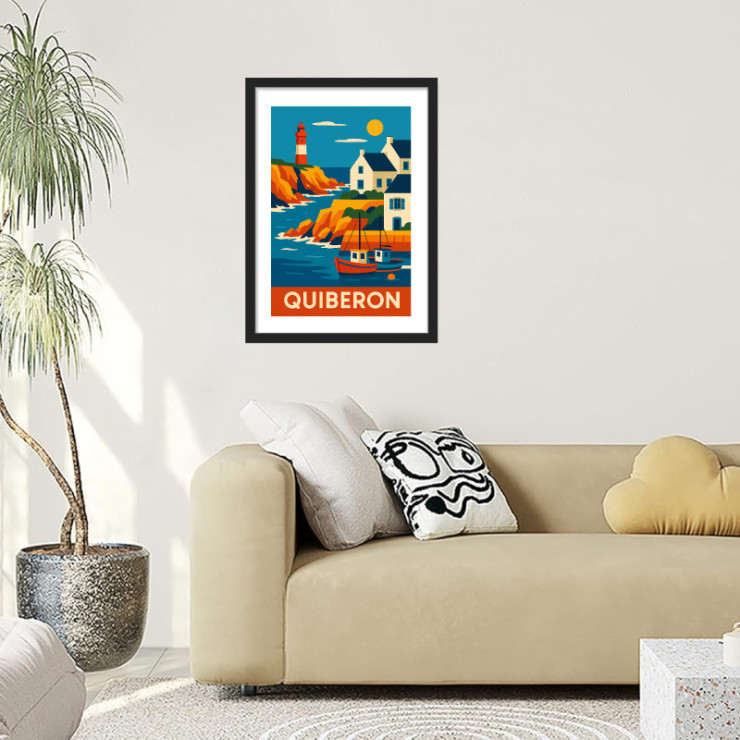       Affiche souvenir de Quiberon
    