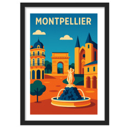 Affiche de Montpellier