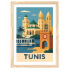 Affiche de Tunis vintage - Affiches
