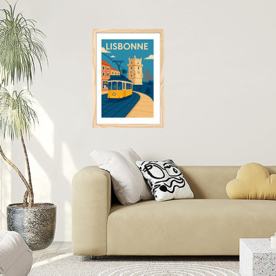 Boutique affiche de Lisbonne