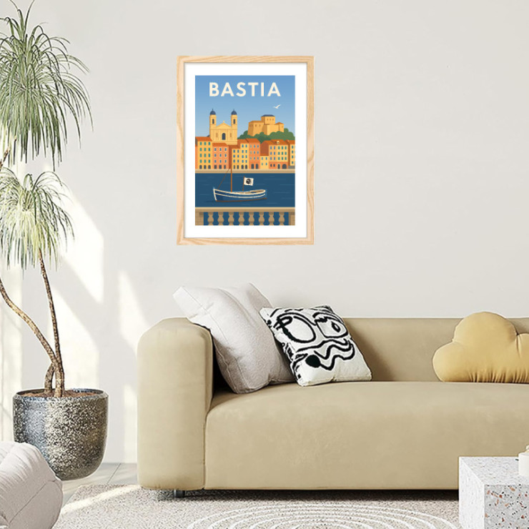 Affiche ville de Bastia