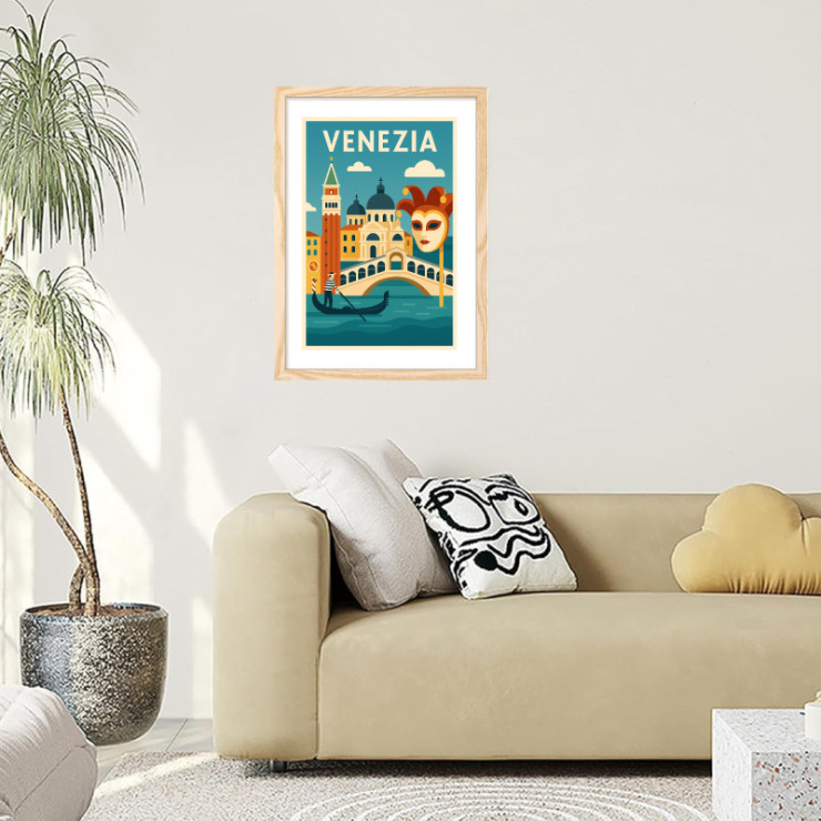       Affiche vintage de Venise
    