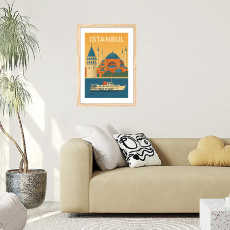       Affiche souvenir d'Istanbul
    