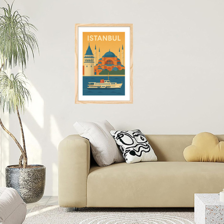 Affiche souvenir d'Istanbul