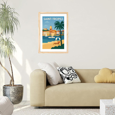 Achat affiche de Saint-Tropez