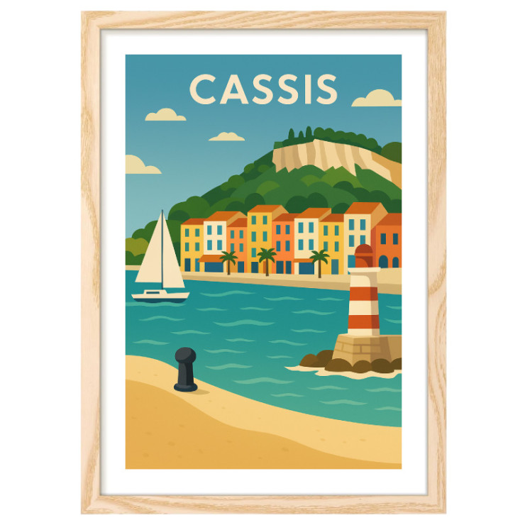Affiche décorative de Cassis