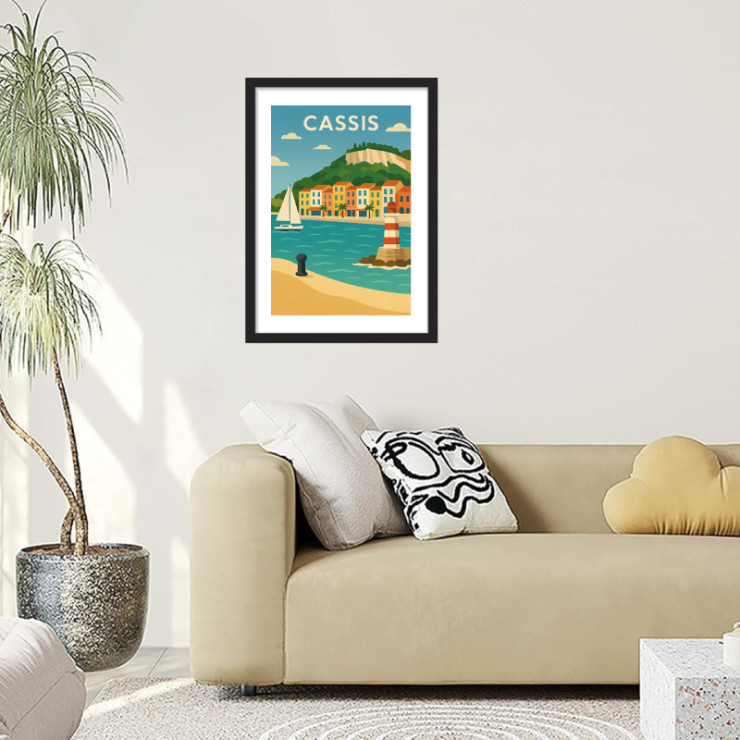       Affiche vintage de Cassis
    