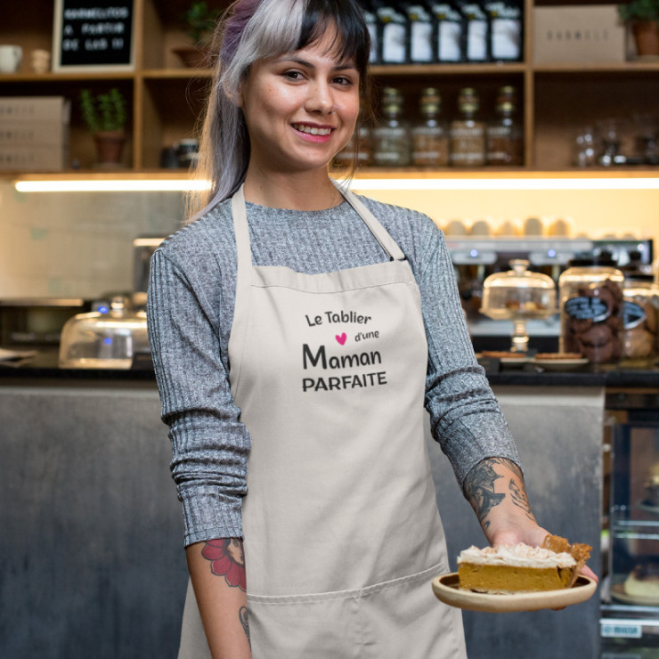 Le tablier pratique et design pour toutes les mamans