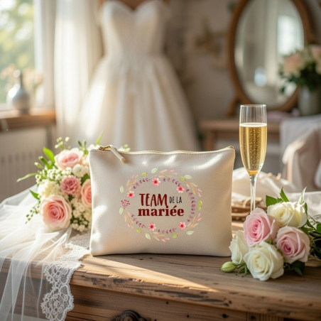      Pochette en coton Team de la mariée
    