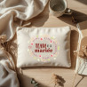 Pochette Enterrement de vie de jeune fille - Team de la mariée - Trousses