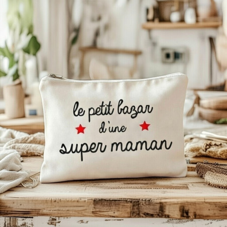       Pochette maquillage pour le petit bazar d'une super maman
    