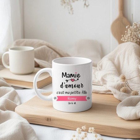       Mug Mamie personnalisé - Cadeau unique avec prénom
    