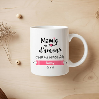Boutique mug Mamie personnalisé - Fêtes - anniversaire