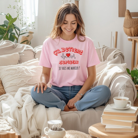       T-shirt Je vais me marier
    