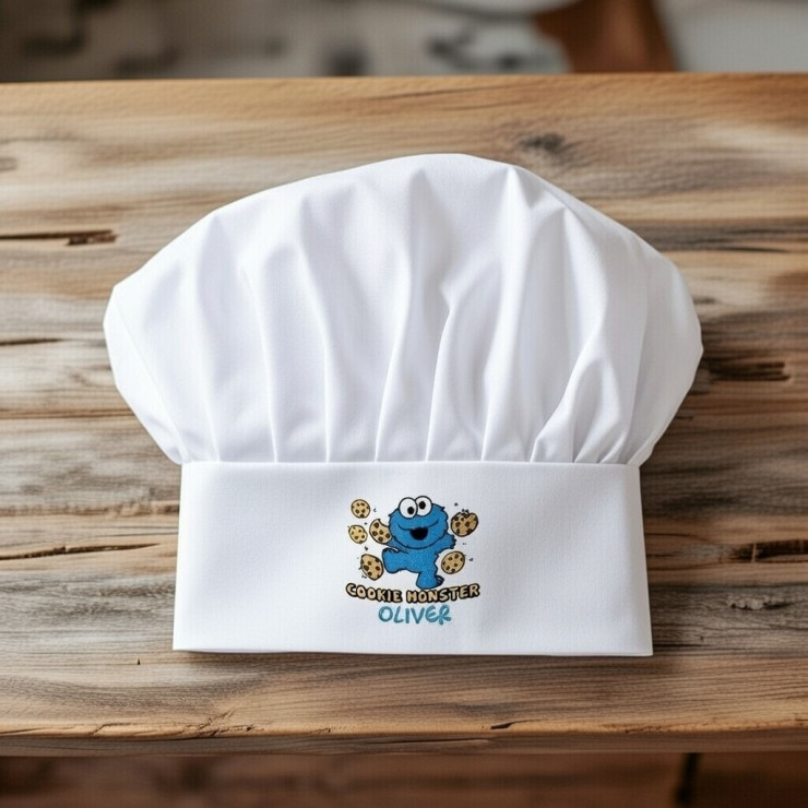 Toque de cuisine personnalisée - Pour Chef avec logo & texte