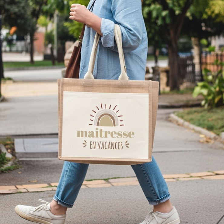 Sac maitresse jeune diplômée en vacances