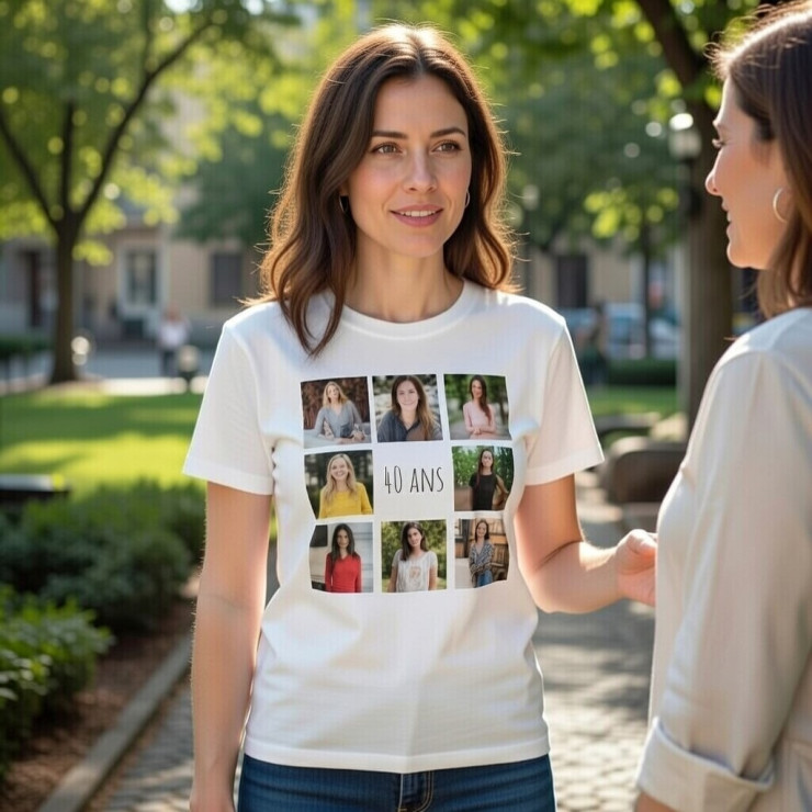       T shirt anniversaire pour femme
    