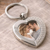 Porte-clés cœur personnalisé - Saint-Valentin - Porte-clés photo