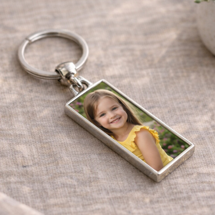 Porte-clés rectangulaire personnalisé