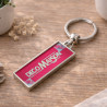 Porte-clés format rectangle personnalisable - Porte-clés photo