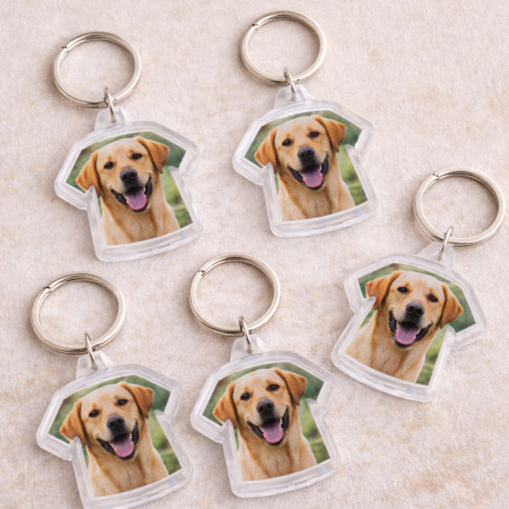 Porte clés photo plastique personnalisé pas cher | Em Création