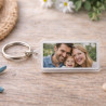 Porte-clés 2 face personnalisable avec photo - Porte-clés photo