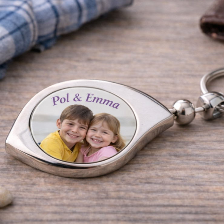       Porte-clés personnalisé photo texte
    