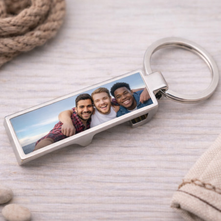       Décapsuleur porte clés photo
    