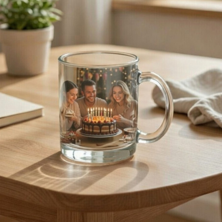       Tasse en verre à personnaliser
    