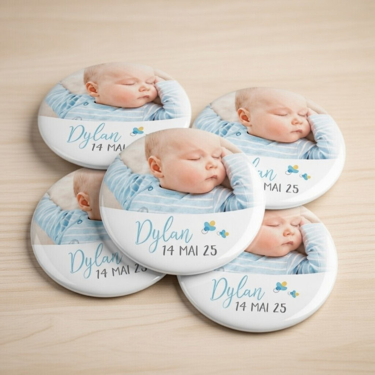 Magnet remerciement baptême