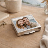 Miroir de poche gravé avec photo - Miroir personnalisé