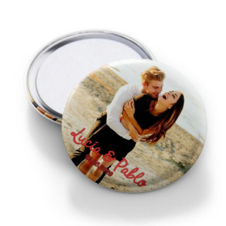 Boutique miroir de poche personnalisé 8cm - Em création