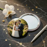 Miroir personnalisé mariage - cadeau invité - Miroir personnalisé